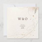 Invitation Mariage Douce Magnolia (Dos)