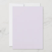 Invitation Mariage Douce Pourpre Eucalyptus Succulent (Dos)