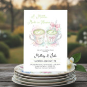 Invitation Mariage Douceur Matcha Faite au Ciel Shower