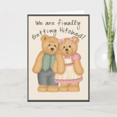 Invitation Mariage d'ours (Devant)