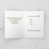 Invitation Mariage d'ours (Intérieur)