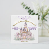 Invitation Mariage du château de Fairy Tale (Debout devant)