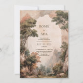 Invitation Mariage du château de Misty Forest (Devant)