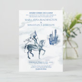 Invitation *~* Mariage du Chevalier du Château Médiéval sur u (Debout devant)