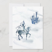 Invitation *~* Mariage du Chevalier du Château Médiéval sur u (Dos)