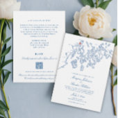 Invitation Mariage du code QR Point Maine All-in-One