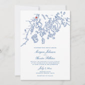 Invitation Mariage du code QR Point Maine All-in-One (Devant)
