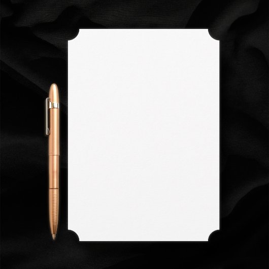 Invitation Mariage du coin du billet blanc vierge clair