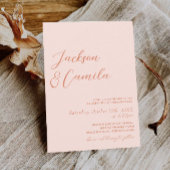 Invitation Mariage du coucher de soleil d'été