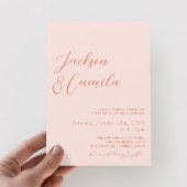 Invitation Mariage du coucher de soleil d'été