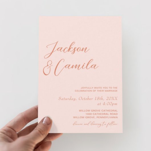 Invitation Mariage du coucher de soleil d'été