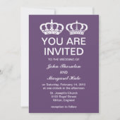 Invitation Mariage du couple royal de l'Améthyste (Devant)