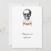 Invitation Mariage du crâne jusqu'à la mort Do us Part Invita (Dos)