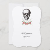Invitation Mariage du crâne jusqu'à la mort Do us Part Invita (Dos)