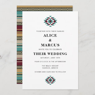 Invitation Mariage du désert du sud-ouest