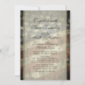Invitation Mariage du drapeau américain patriotique vintage (Dos)
