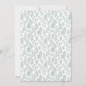 Invitation Mariage du jardin de Cactus (Dos)