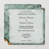 Invitation Mariage du jardin de libellules (Devant / Derrière)