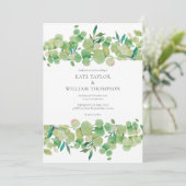 Invitation Mariage du jardin d'Eucalyptus (Debout devant)