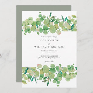 Invitation Mariage du jardin d'Eucalyptus