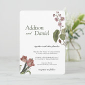 Invitation Mariage du jardin floral (Debout devant)