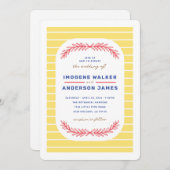 Invitation Mariage du jour lumineux (Devant / Derrière)