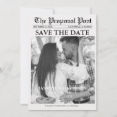 Invitation Mariage du journal Calligraphie moderne enregistre (Devant)