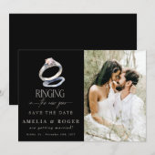 Invitation Mariage du Nouvel An | Enregistrer la photo de la (Devant / Derrière)