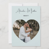 Invitation Mariage du parc national Yosemite (Dos)