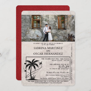 Invitation Mariage du passeport de Red Puerta Vallarta