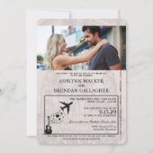 Invitation Mariage du passeport Royal Blue Nashville (Devant)