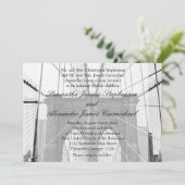 Invitation Mariage du pont de New York City Brooklyn (Debout devant)