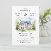 Invitation Mariage du site aquarelle (Debout devant)