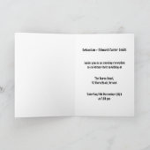 Invitation Mariage du soir de motocyclette à deux pièces sur  (Intérieur)