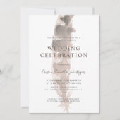 Invitation Mariage du week-end de Thanksgiving| Plumes turque (Devant)