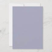 Invitation Mariage Dusty Purple Anemone (Dos)