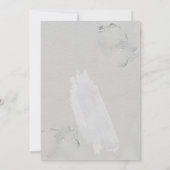 Invitation MARIAGE | Eau Bleue Étonnante Encre d'alcool Abstr (Dos)