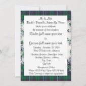 Invitation Mariage écossais (Dos)
