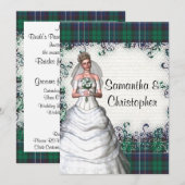 Invitation Mariage écossais (Devant / Derrière)