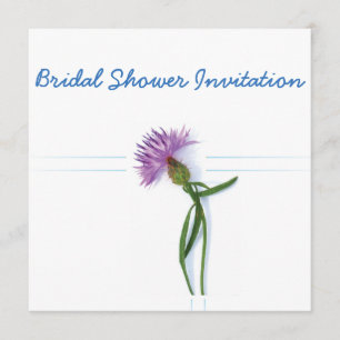 Invitation Mariage Ecossais, Thème Chardon Mariage Celtique S