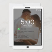 Invitation Mariage écran de verrouillage de téléphone portabl (Devant)