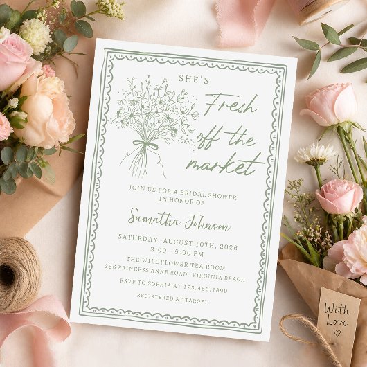 Invitation Mariage écrit à la main Frais du marché