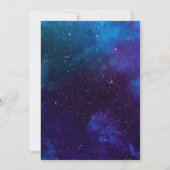 Invitation Mariage écrit dans les étoiles  (Dos)