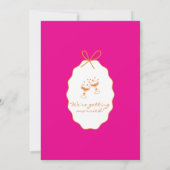Invitation Mariage écrit main rayures capricieuses (Dos)