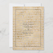 Invitation Mariage égyptien (Devant)