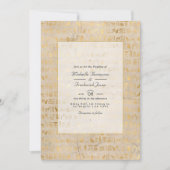 Invitation Mariage égyptien à thème QR Code RSVP (Devant)