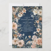 Invitation Mariage Élégance Victorienne Royale (Devant)