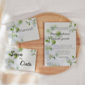 Invitation Mariage élégant à l'orchidée Soft