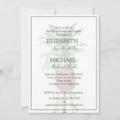 Invitation Mariage élégant ananas Répétition chic moderne (Devant)