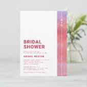 Invitation Mariage élégant avec monogramme moderne (Debout devant)